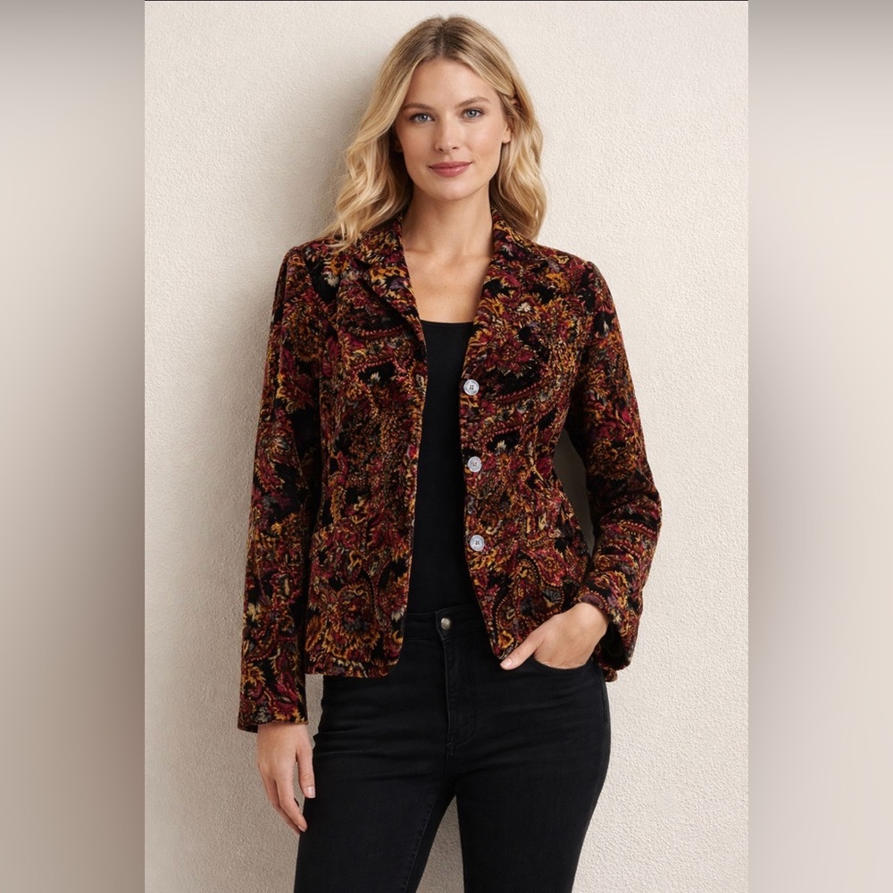 Liz Claiborne Velvet Blazer
